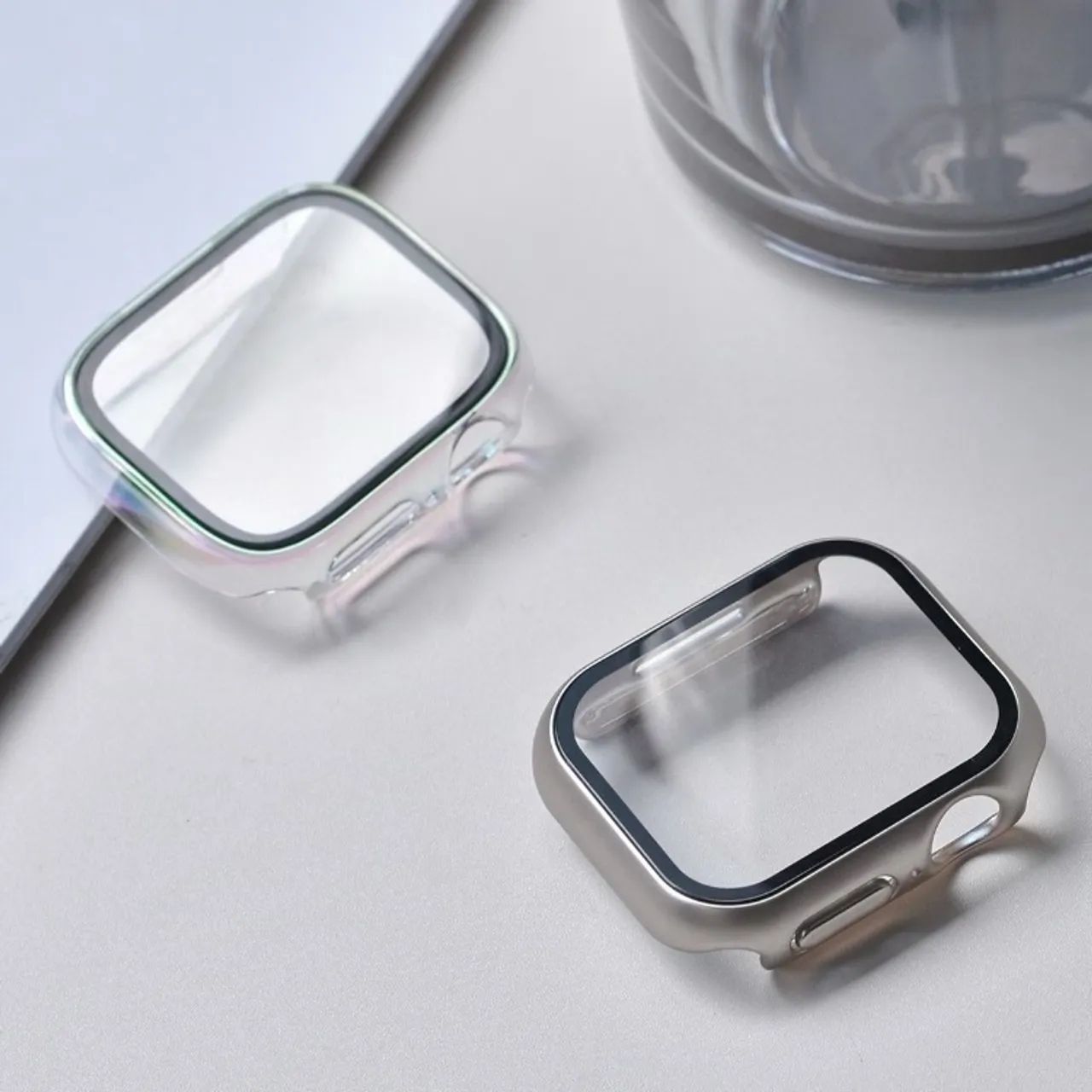 Capa case Bumper C/ Vidro 3d Temperado Apple Watch 41 mm