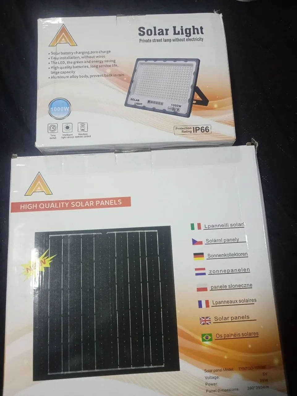 São 7 unidade de Refletor com painel solar - Foto 2