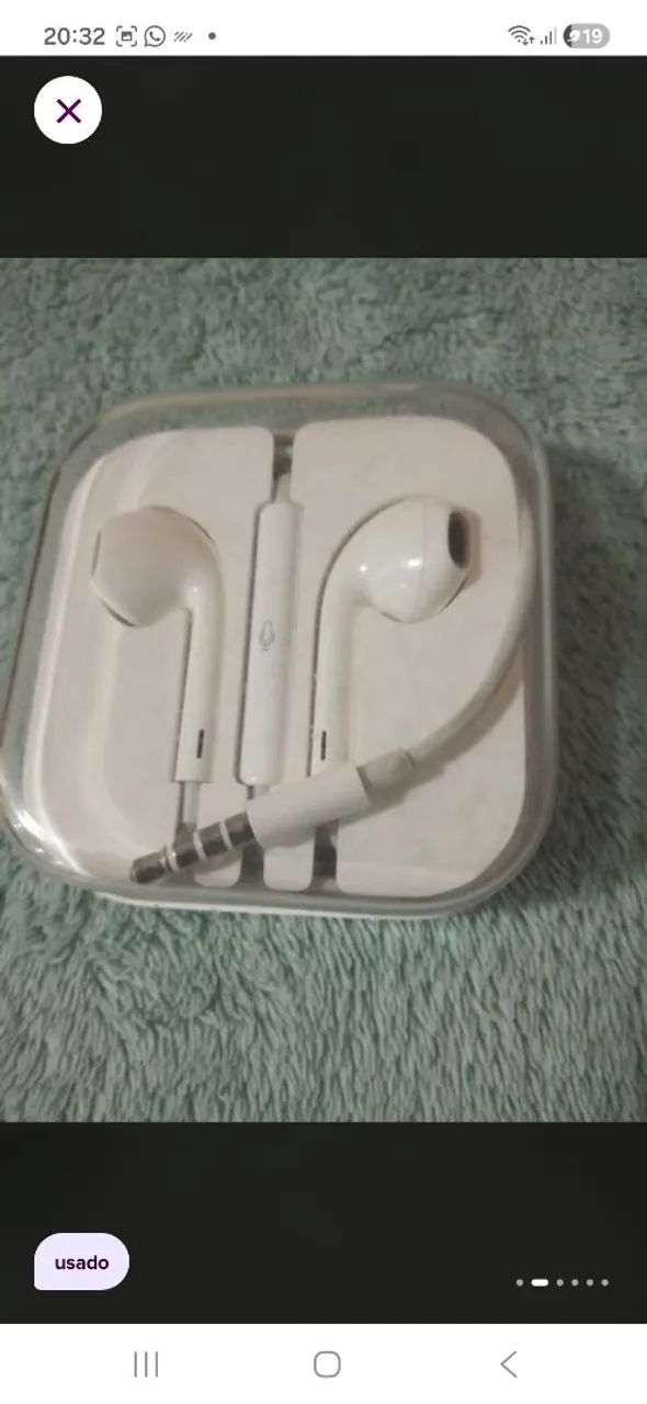 Fone de ouvido Apple 