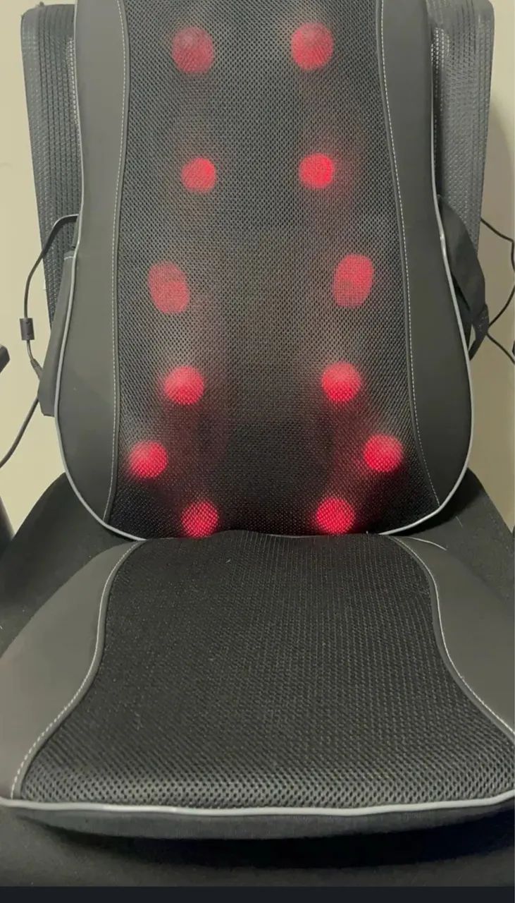 Massageador Fisio Power Para Poltrona E Carro