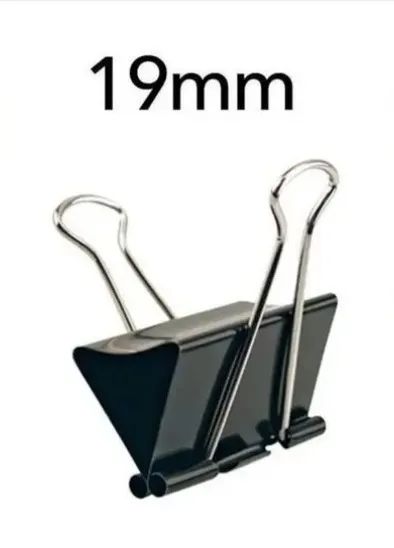 Atacado 50 Caixas Binder Clips 19mm Goller - Escritório / Revenda