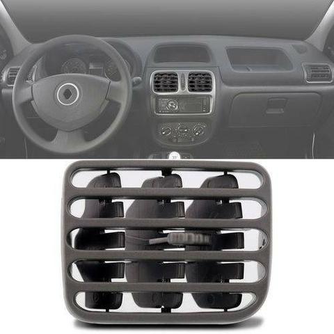 Difusor de Ar Central Painel Clio 00 01 02 03 04 05 06 07 08 09 10 11 12 13 14 15 16 Preto - Foto 3
