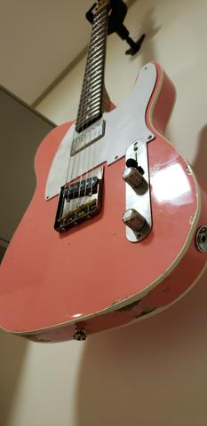 Lsl Instruments Bad Bone Telecaster Shell Pink