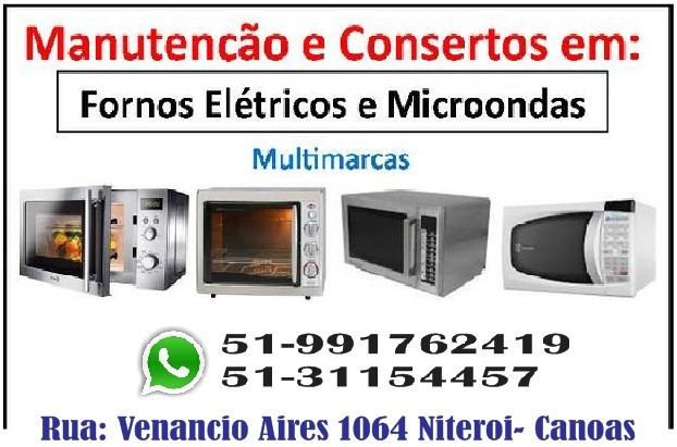 Conserto de Microondas e Forno Eletrico Multimarcas