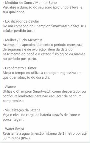 Relógio Smart WATCH Champion - Foto 4