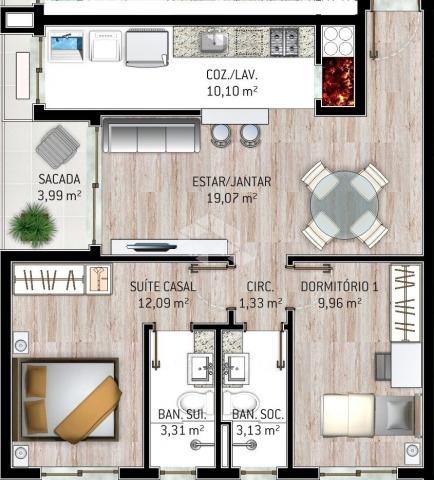 Apartamento à venda com 2 dormitórios em Centro, Garibaldi cod:9908521 - Foto 4