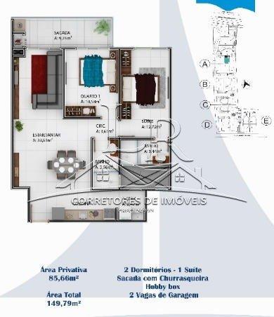 Apartamento à venda com 2 dormitórios em Praia dos ingleses, Florianópolis cod:1634 - Foto 9