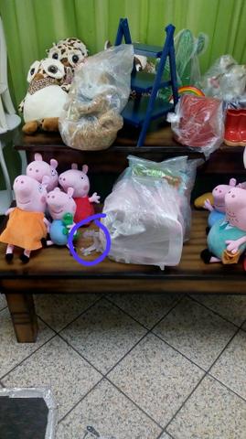 Peppa de pelúcia 4 peças
