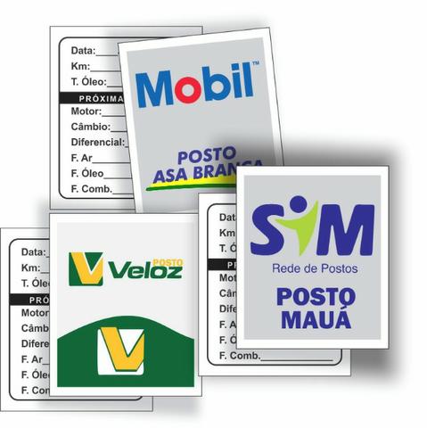 Adesivo Troca de Óleo - Foto 3