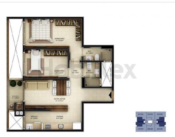 Apartamento à venda com 2 dormitórios em Ribeirão da ilha, Florianópolis cod:1069 - Foto 2