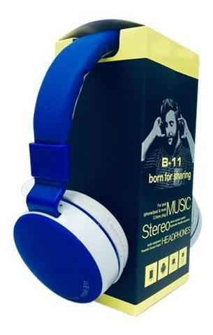 Fone De Ouvido Wireless Bluetooth Micro Sd Fm B11 - Foto 5