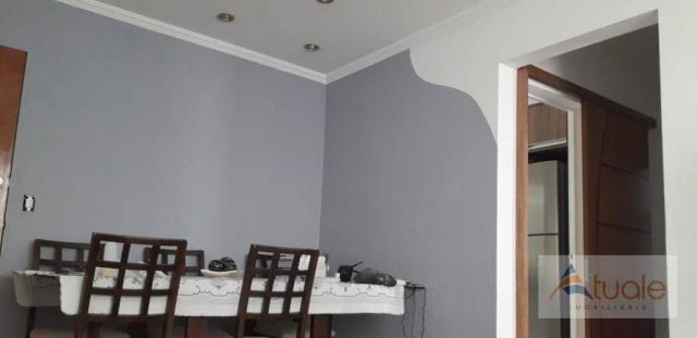 Apartamento com 3 dormitórios para alugar, 65 m² - parque euclides miranda - sumaré/sp - Foto 3