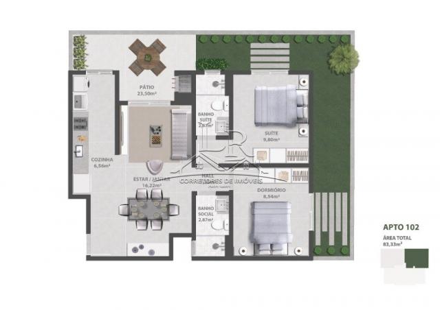Apartamento à venda com 2 dormitórios em Ingleses do rio vermelho, Florianópolis cod:1566 - Foto 11