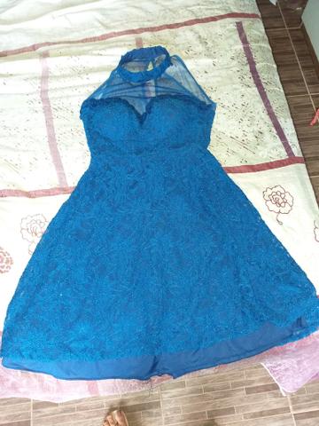 Vestido azul de festa - R$60,00 PRA VENDER AGORA - Foto 2