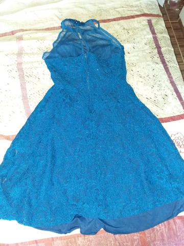 Vestido azul de festa - R$60,00 PRA VENDER AGORA - Foto 3