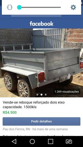 Vende se carrocinha de dois eixos capacidade 1500kls - Foto 3