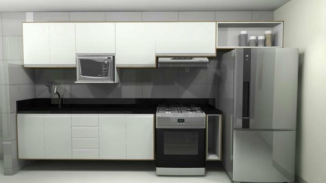 Apartamento para estudante e solteiros. Entrega Cozinha com modulados - Foto 7