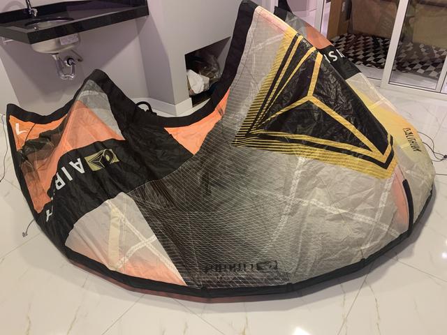 Kite Airush Lithium 2014 tamanho 7 com barra e Mochila - Foto 3