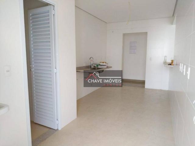 Apartamento com 3 dormitórios à venda, 111 m² por R$ 740.000,00 - Marapé - Santos/SP - Foto 6