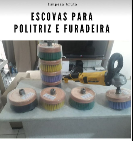 Escova para POLITRIZ M14/furadeira, Sabão APC