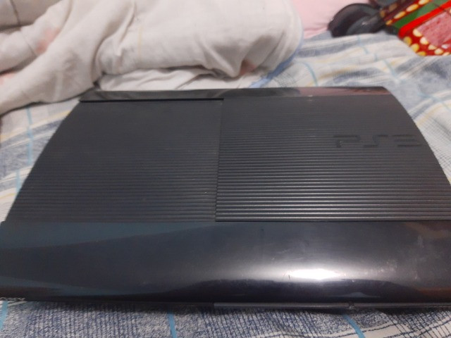 Ps3 Super Slim + 1 Controle + 16 jogos