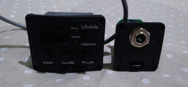 Captador Eq digital com afinador para cavaquinho ou ukulele - Foto 3