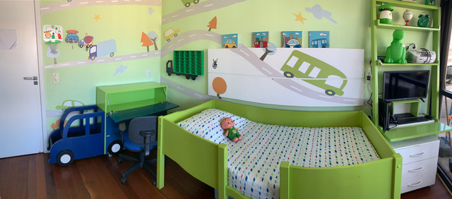 Escrivaninha e estante para quarto infantil - Foto 3