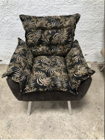 Poltronas almofadadas, varias cores e estampas - Foto 2