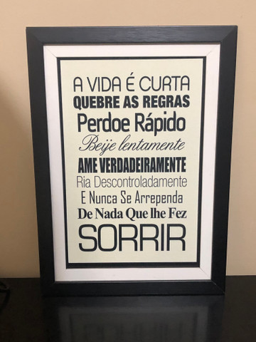 Quadro de decoração