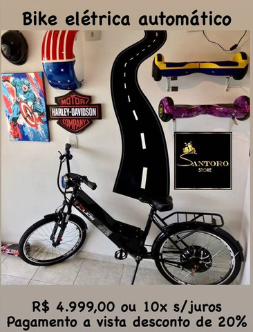 Bicicleta Elétrica parcelamos sem juros