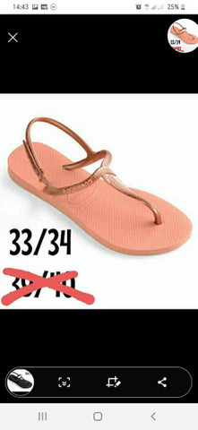 Havaianas originais 33/34
