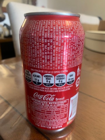 Lata Coca Cola vazia nome Douglas 2015 - Hobbies e coleções