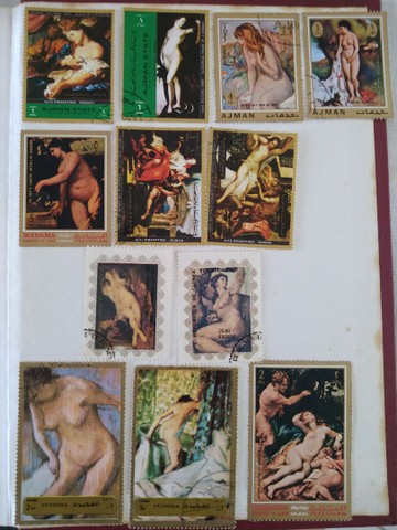 Coleção de selos cavalos e pinturas - Foto 5