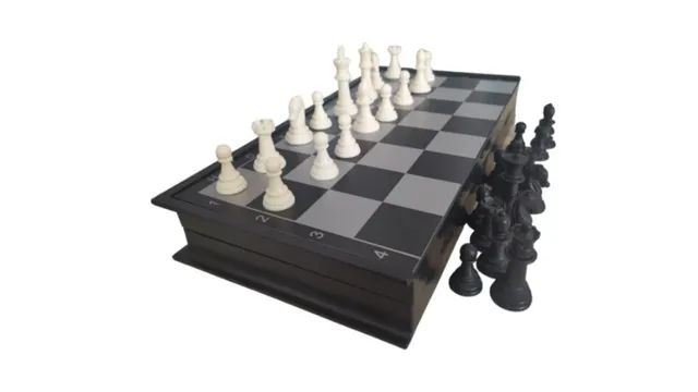 Jogo de Xadrez e Damas tabuleiro grande 40x40 Oficial em Promoção