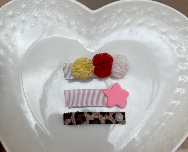 Kit de bico de pato /hair clip infantil