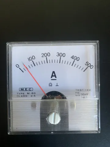 Amperimetro Analógico 0 - 500 A