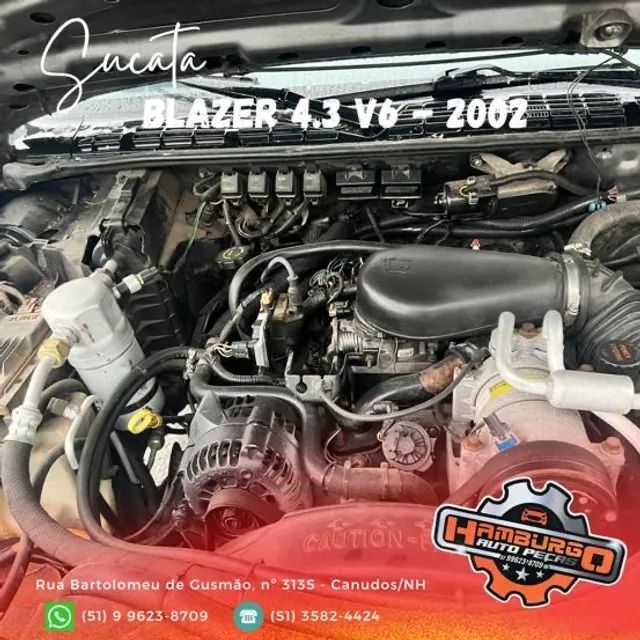 Sucata Peças Gm Blazer 4.3 V6 Vortec 96 A 2000 Com Nf-e