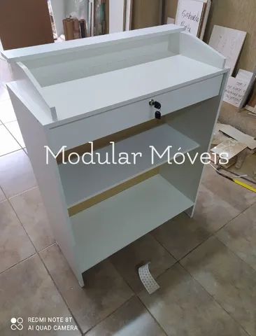Balcão Caixa Ripado - 100% MDF - Foto 3