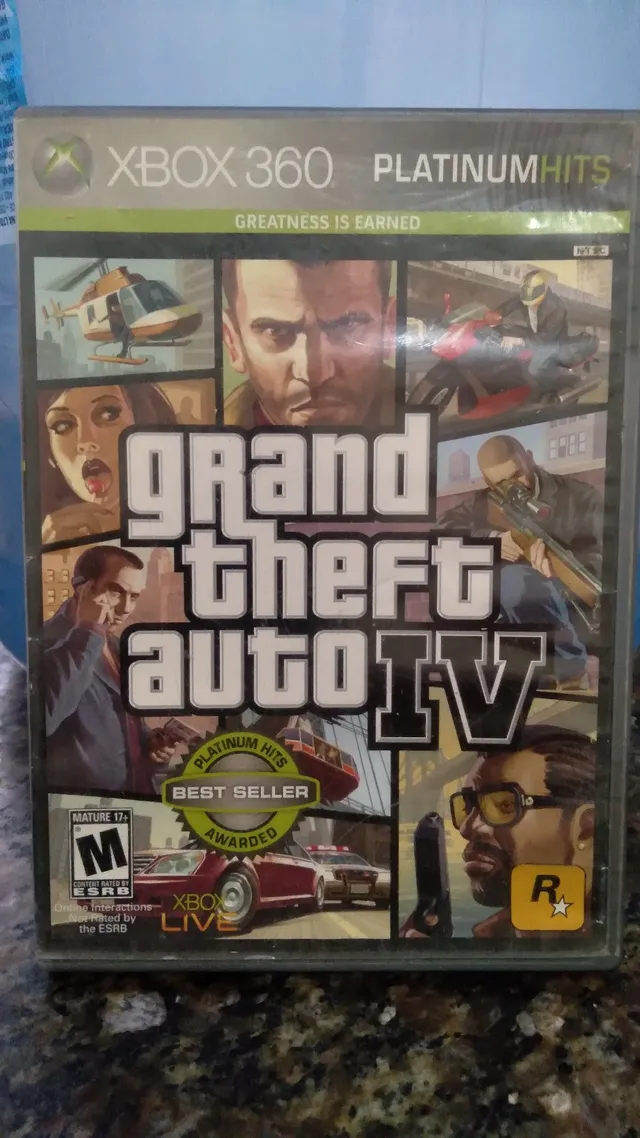 Jogo GTA Iv Complete Edition Xbox 360 Mídia Física Original