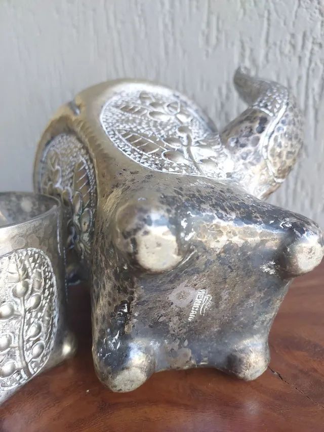 Antigo exuberante raro jogo chá café  bule Açucareiro Prata Méxicano - Foto 4