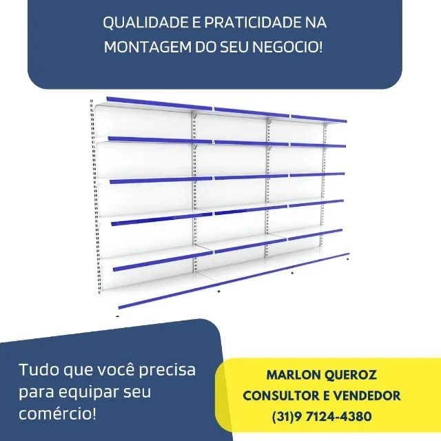 Gondola de Parede 1,96 de Altura