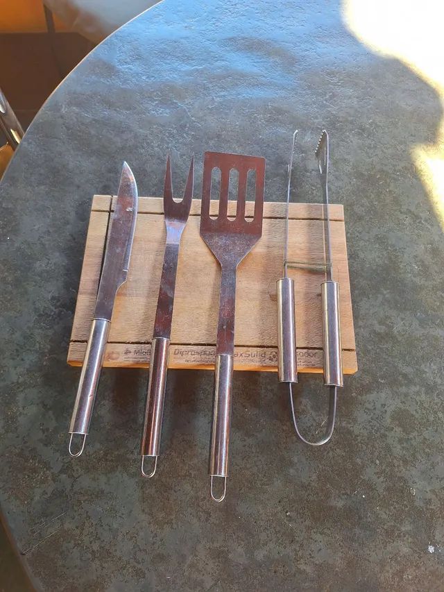 Kit churrasco inox - Foto 4