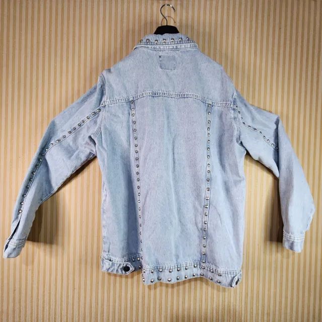 Jaqueta Jeans Azul Claro com Spikes | BlueSteel [Nova] - Foto 2