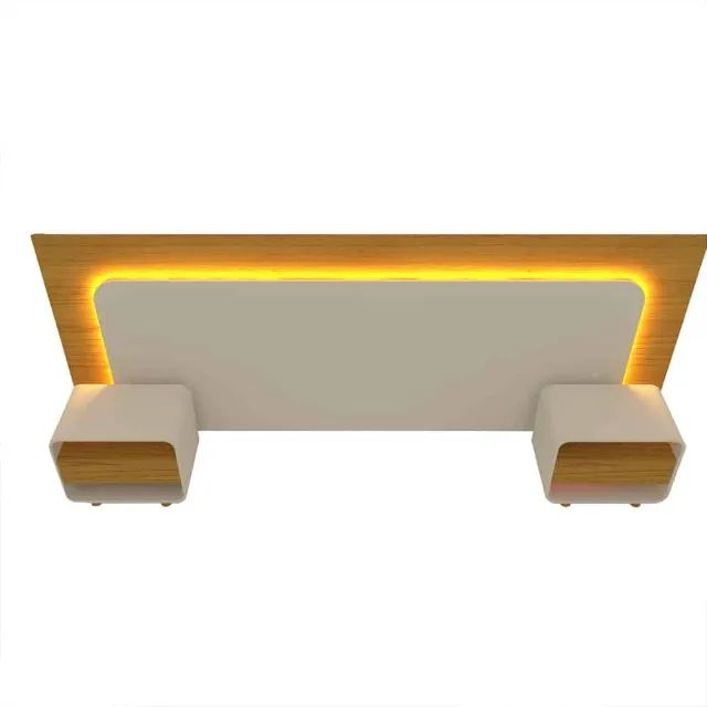 quarto cabeceira para cama casal com 2 mesas de cabeceira  - Foto 2
