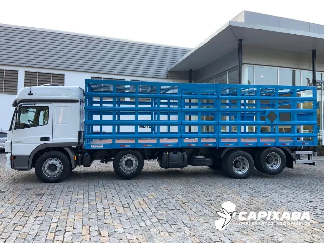 Carroceria bitruck gaiola transporte de gás 704 botijão P13