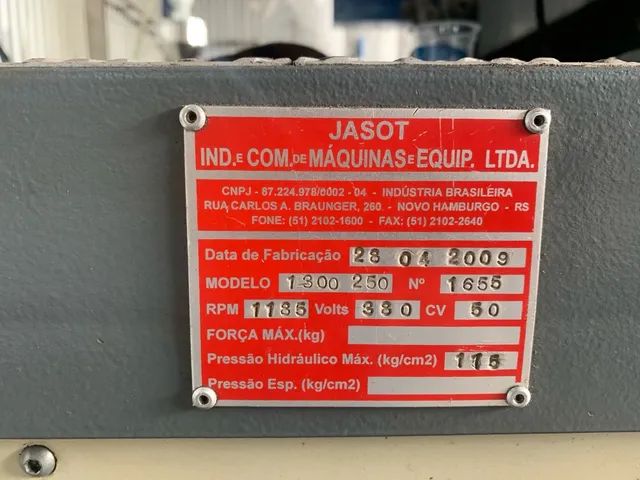 Injetora Jasot 1300-250 Ano 2009 - Foto 3