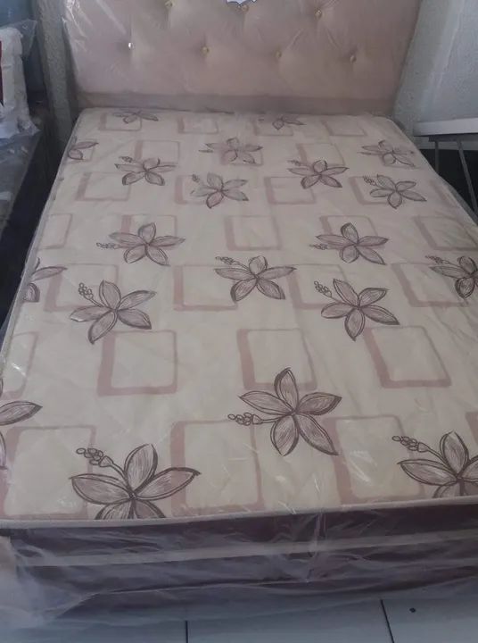 Cama Box Casal, com colchão acoplado frete grátis  - Foto 2