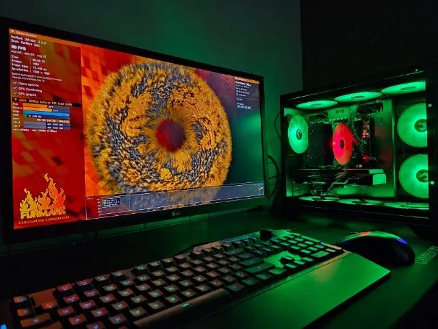 PC Gamer Novo Xeon 2680v3 RX 580 novo com garantia 