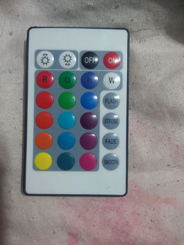 Controle remoto para fita de led. 5050 e 3528 RGB