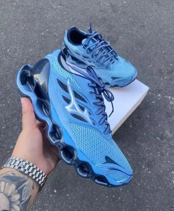 Tênis Mizuno Wave Prophecy 11 Azul Claro - Foto 2